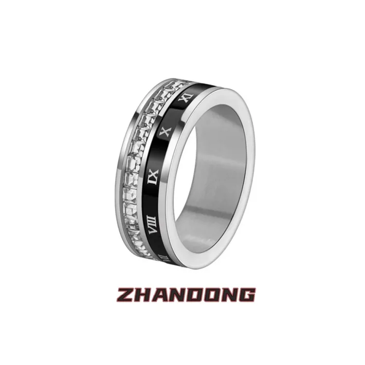 钛钢戒指 时尚ins个性轻奢男士戒指百搭男款指环简约单身尾戒饰品