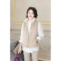 我是摩羯 瑞士女郎 LP拼色双色拉链百搭马甲