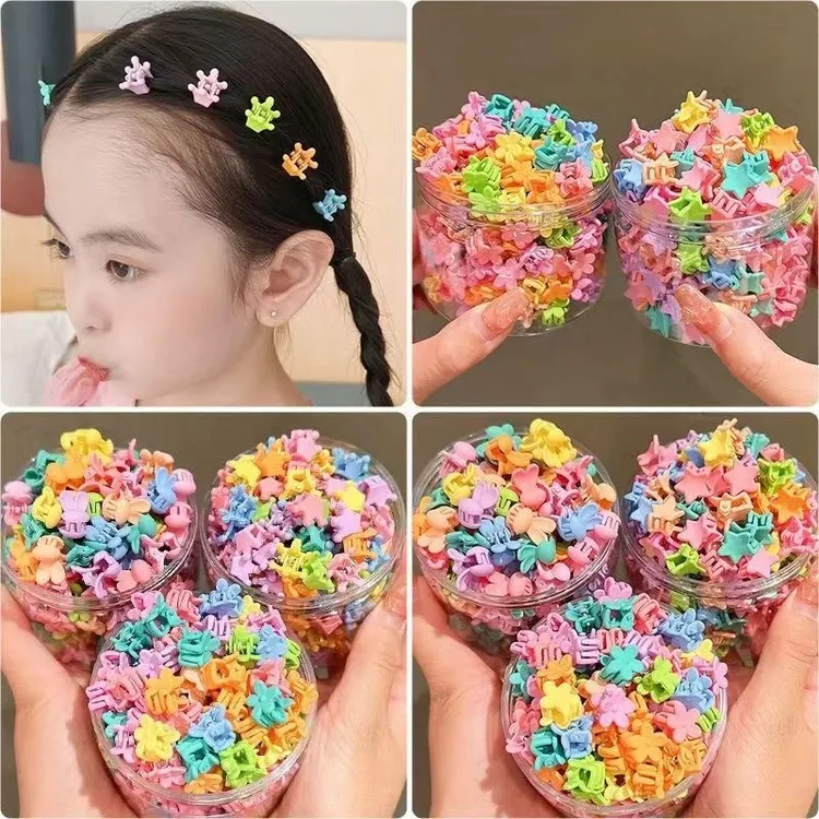 爆款小夹子春夏女孩碎发小抓夹女童宝宝头饰迷你发饰可爱发卡