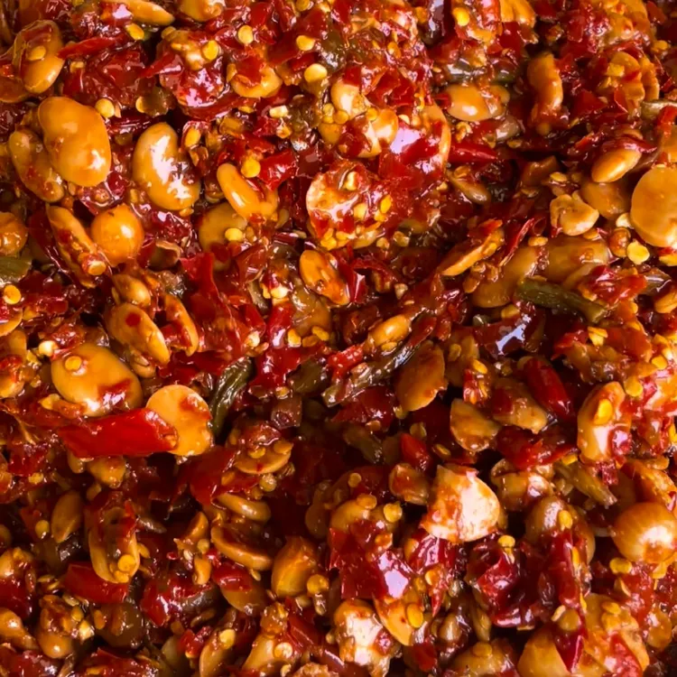 四川农家传统胡豆瓣酱香辣开胃下饭炒菜调味辣椒酱500g包邮