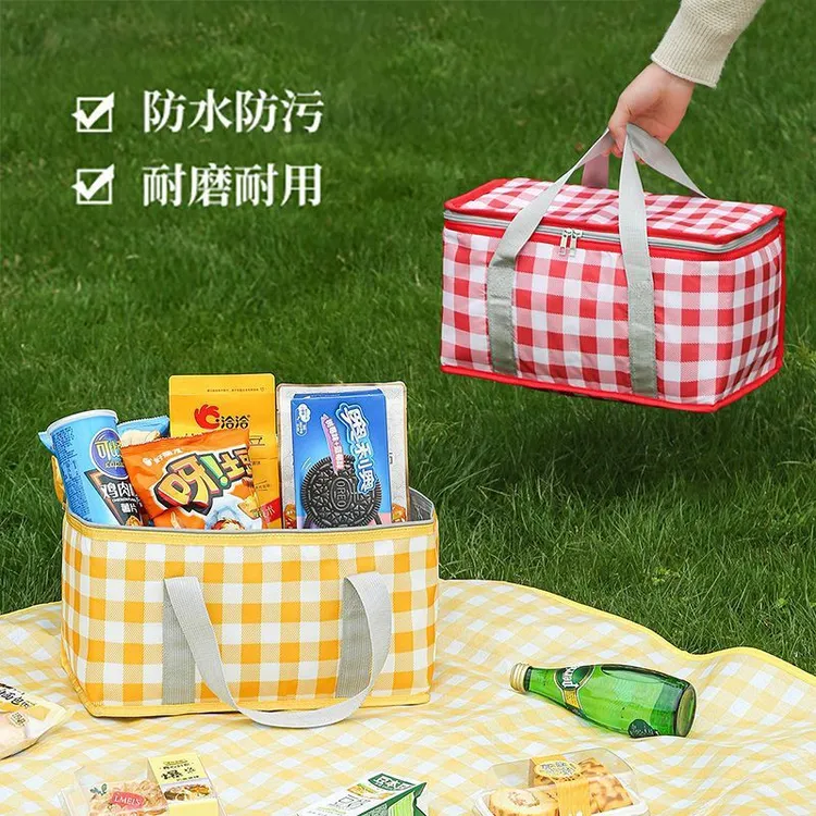 野餐篮春游内胆保温隔层户外野炊手提收纳箱子大容量露营箱