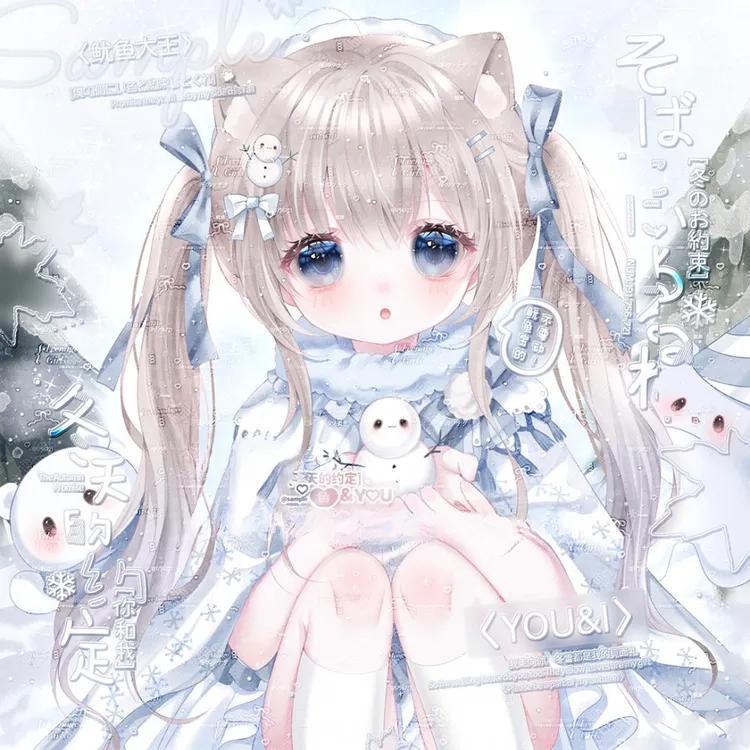 [16张 好喜欢你扭蛋第5期]女生动漫二次元头像原创直购高清无水印