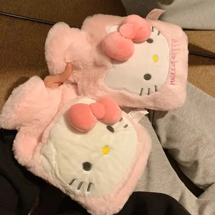 正版三丽鸥可爱kitty猫注灌水热水袋大号卡通暖水袋暖宝宝敷肚子