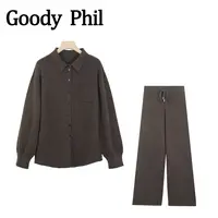 【Goody斐儿】随性双倍时髦！重磅加厚！100%纯羊毛！衬衫式套装