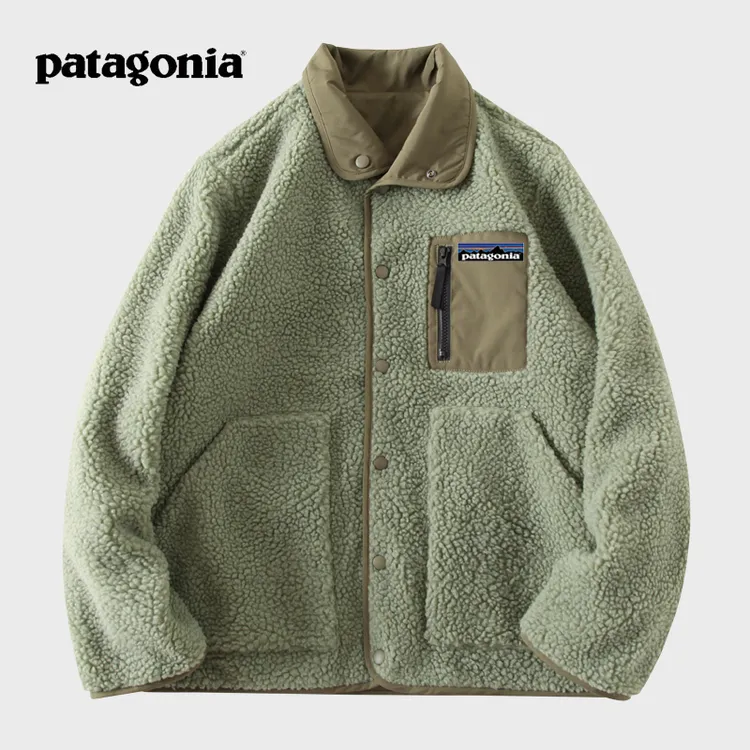 Patagonia/巴塔哥尼亚运动户外休闲两面穿男女同款秋冬抓绒外套