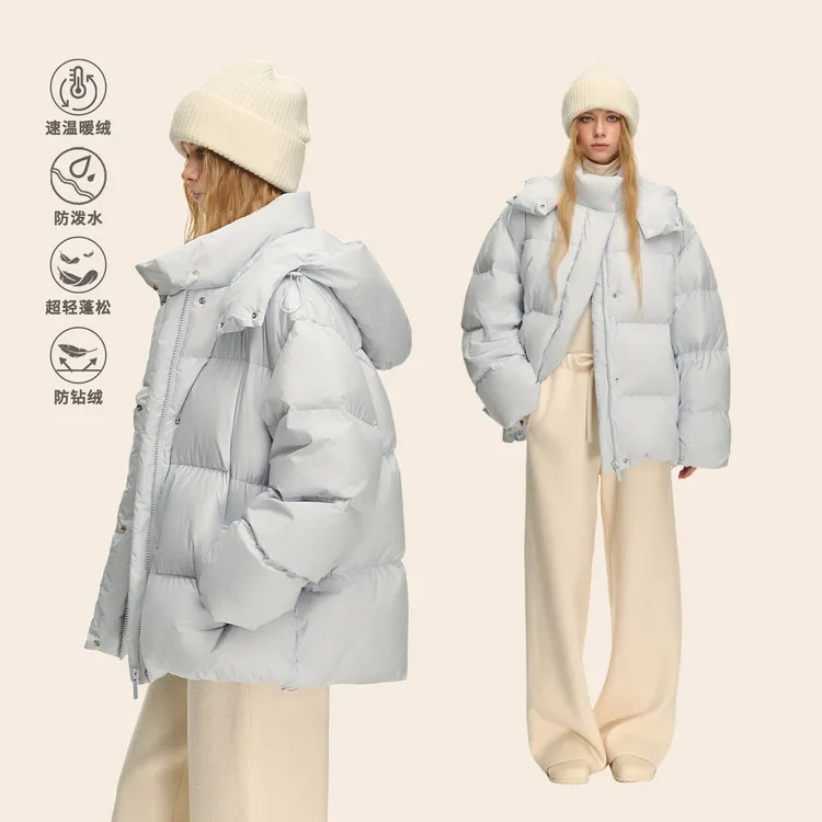 【高蓬易回弹】CLIMAX VISION加厚保暖可拆卸帽零压抗皱羽绒服