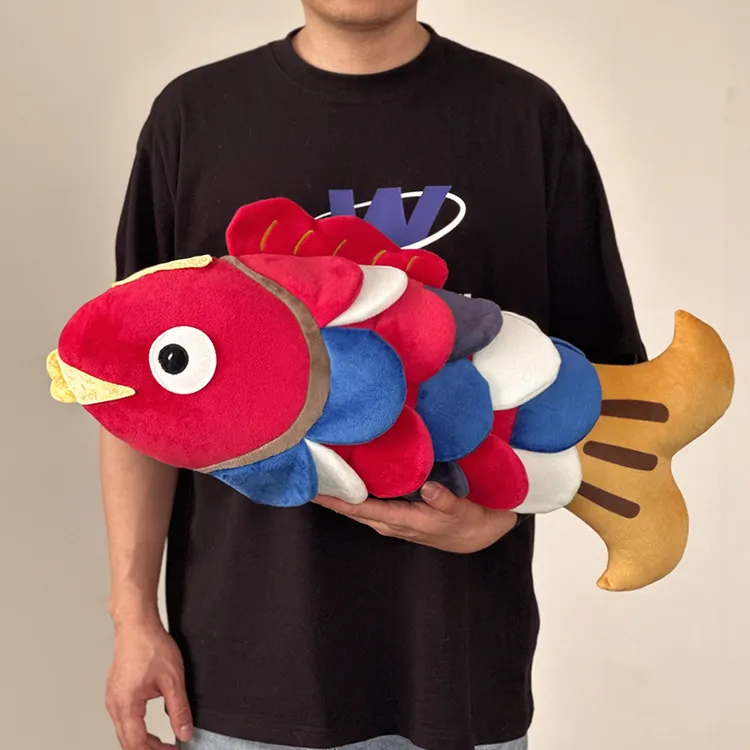 庆余年同款七彩鲤鱼锦鲤毛绒玩具玩偶公仔布娃娃抱枕靠垫