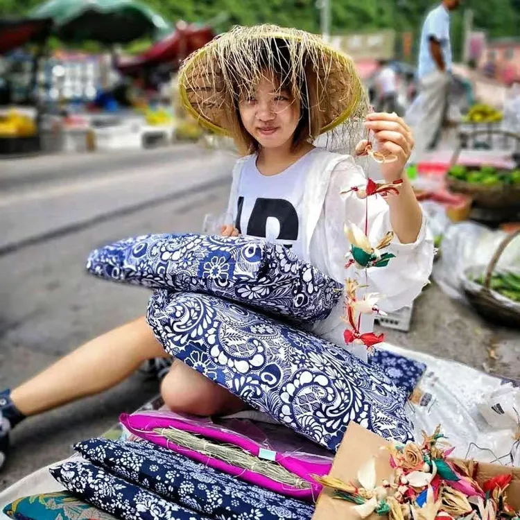 蔡大姐长白山野生乌拉草枕头.透气有弹性.每一个都是量身定做留言