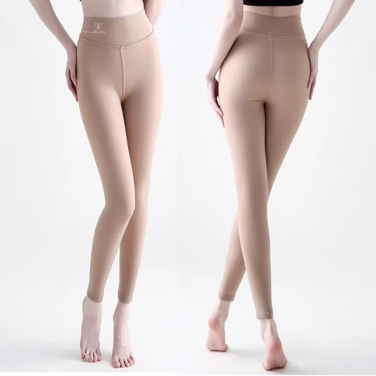 九分光腿神器裸感肤色一线裆打底裤护腰无缝秋冬加绒外穿鲨鱼裤