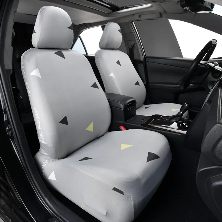 弹力汽车坐垫套通用型座椅罩前排全包围万能薄透气防尘脏电专用