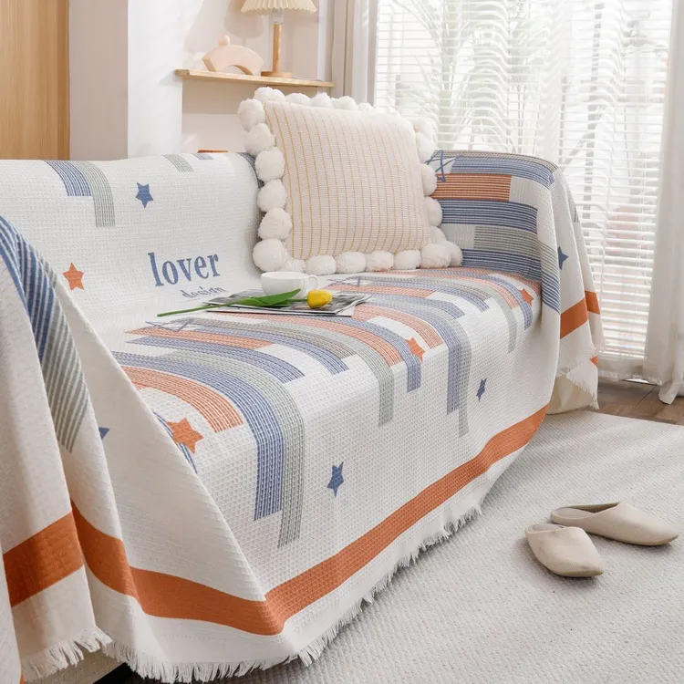 御锦年沙发巾盖布巾沙发垫套罩四季通用一片式全包防滑盖毯出租屋