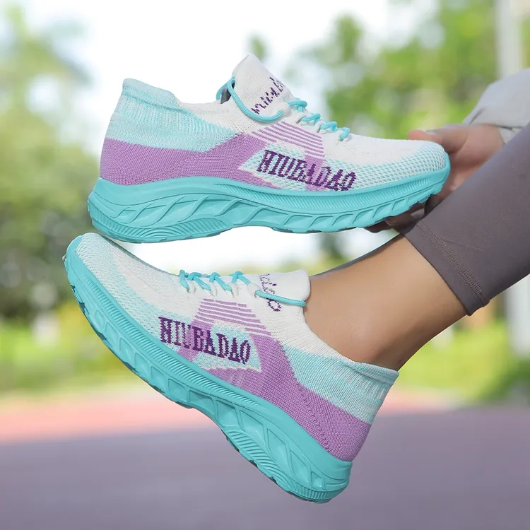 牛霸道透气秋季新款鞋网布健身鞋健步走轻便舒适曳舞跳舞鞋235509