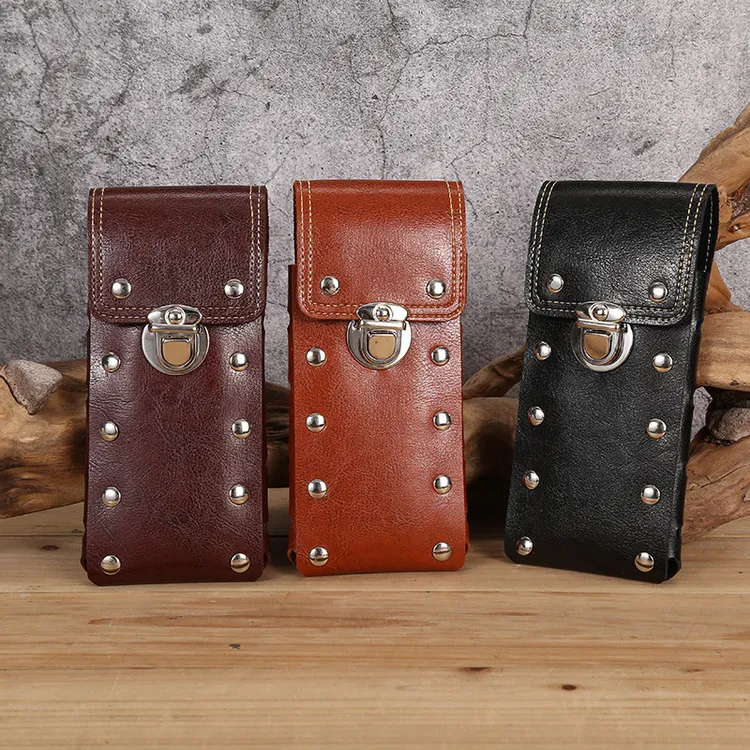 户外复古零钱包腰间包时尚新款腰包便携式手机横竖款单双层可选