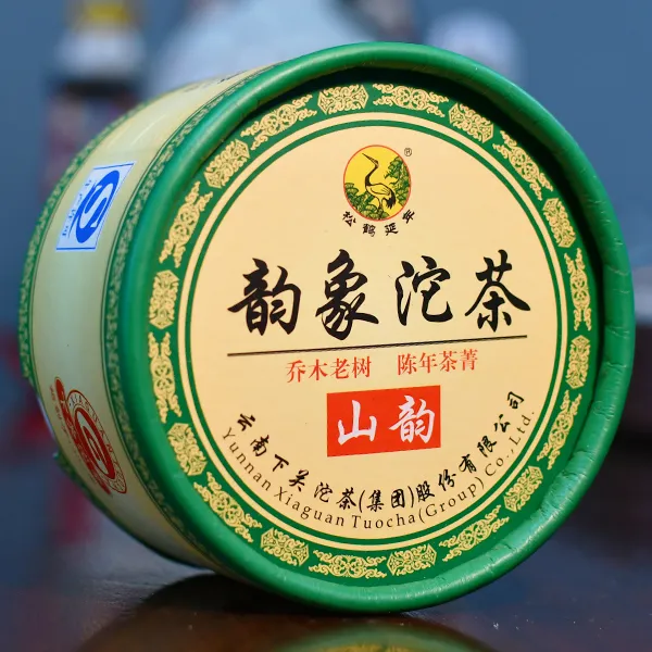 下关沱茶 下关茶 陈年普洱茶 2013年下关韵象沱茶 生茶 100g 盒装