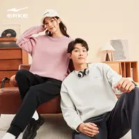 【小锅专属】鸿星尔克情侣舒暖绒套头潮流运动卫衣-51224301068