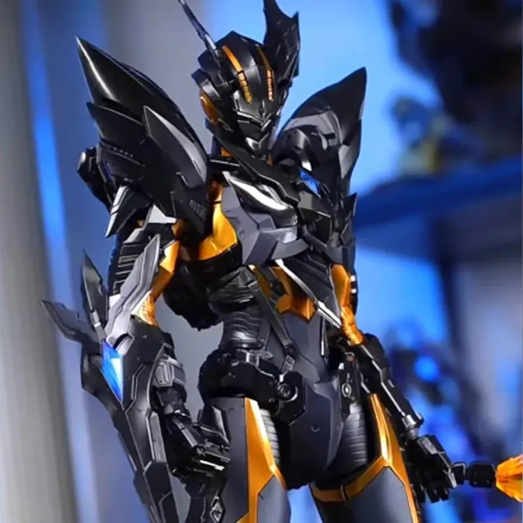 新款奥特曼多关节可动机甲黑暗骑士赛罗玩具人偶生日礼物模型