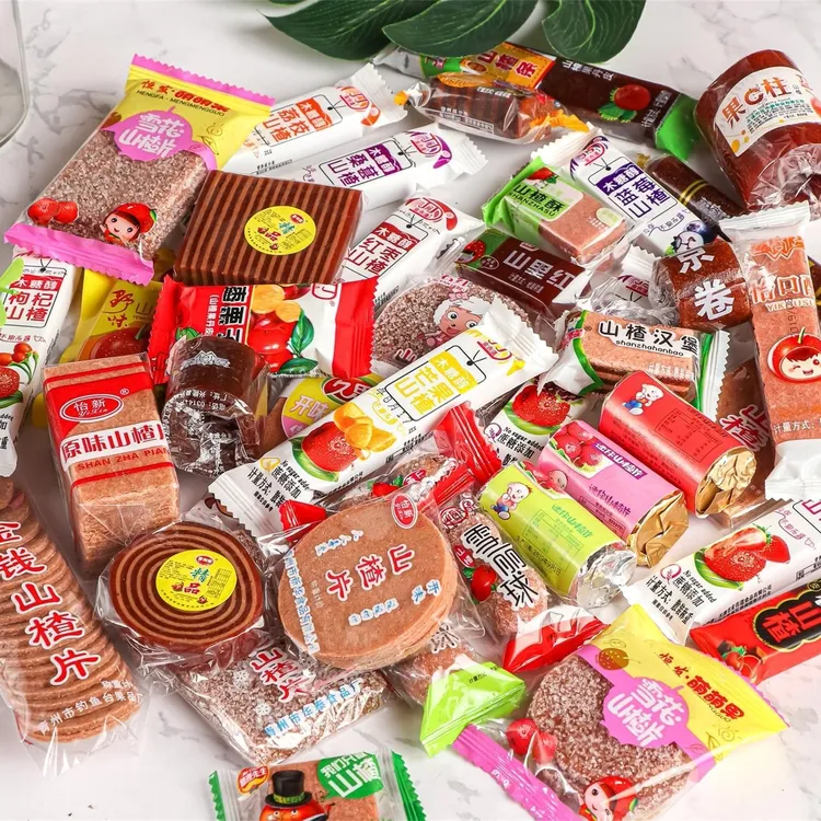 【二十种山楂混合独立装】各种山楂片山楂球山楂卷果丹皮果味小包