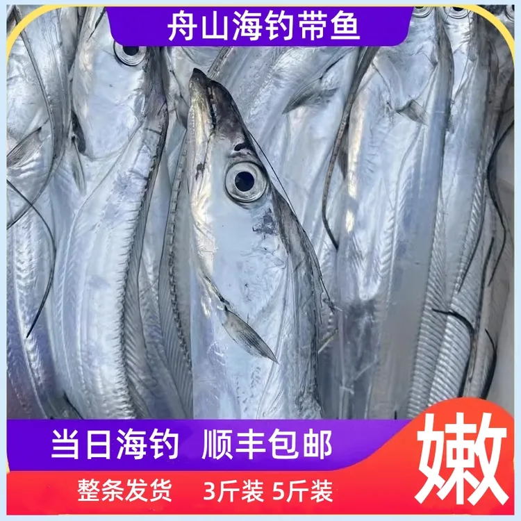 舟山带鱼 海钓大带鱼 1-2斤/条  顺丰冷链新鲜鲜嫩
