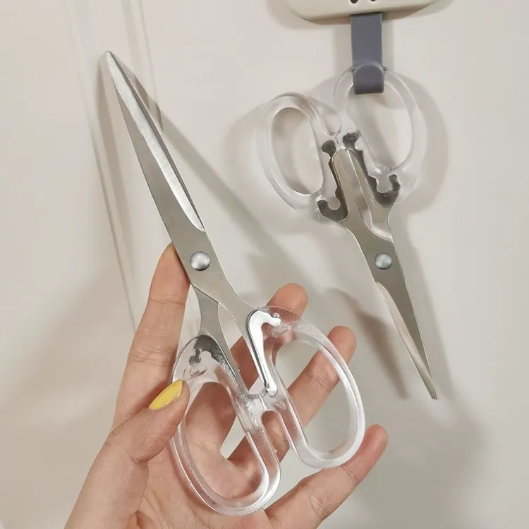 ins透明磨砂便携剪刀学生少女心刘海专用剪家用多功能手工裁剪刀