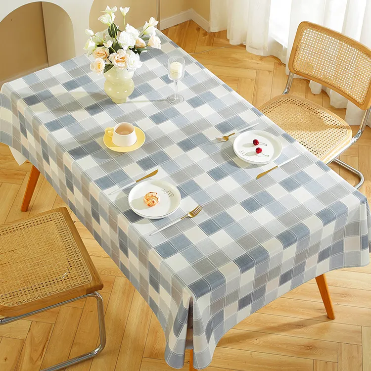 羊脂柔PU无味防烫防油餐桌桌布桌垫简约现代法式环保桌布高端免洗商品图