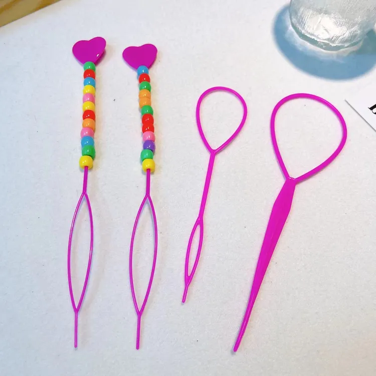 【俏萌宝】编发工具掏发器编发器拉发针便携式盘发器