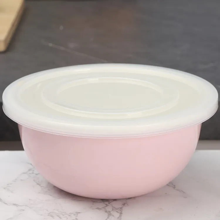 欧丽家珐琅搪瓷碗保鲜盒保鲜碗冰箱收纳碗厚汤碗家面碗电磁炉燃气