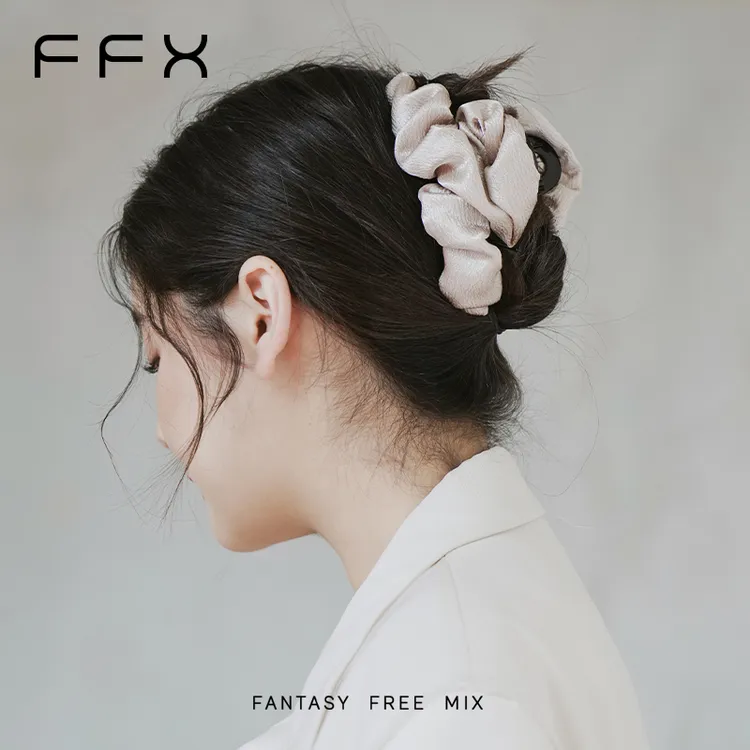 弗弗西FFX【尚蒂】闪光褶皱小抓夹气质网红发夹女时尚头饰商品图