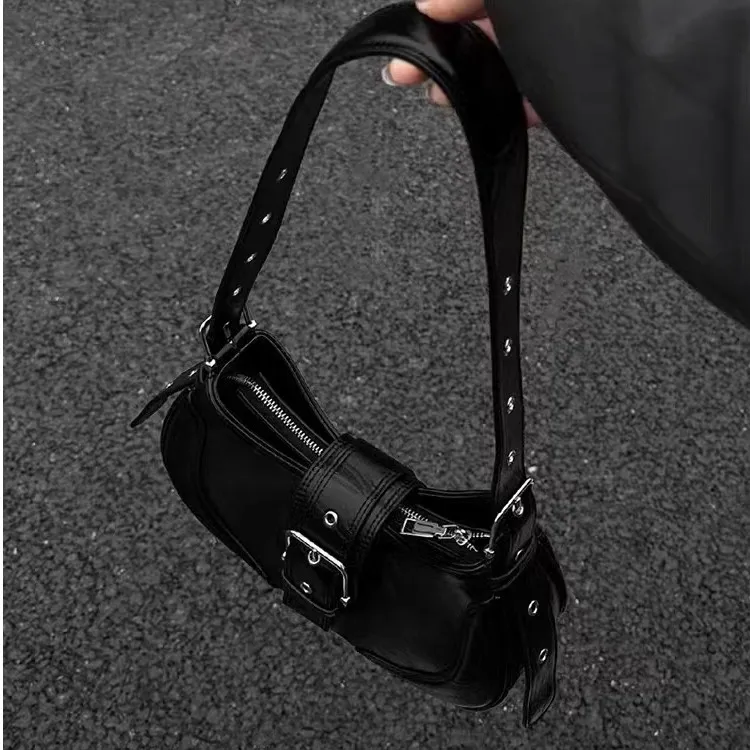 早秋新款马鞍包包2025新款简约中古腋下包单肩包高级质感斜挎包女