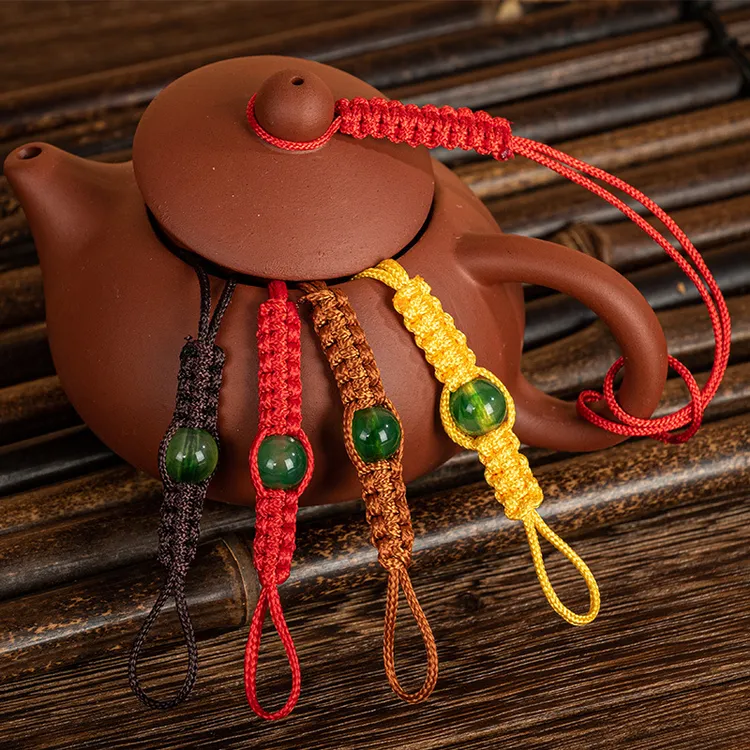 茶壶绳紫砂壶绳子绑茶壶茶具器具绳泡茶壶盖系绳茶道功夫茶具配件