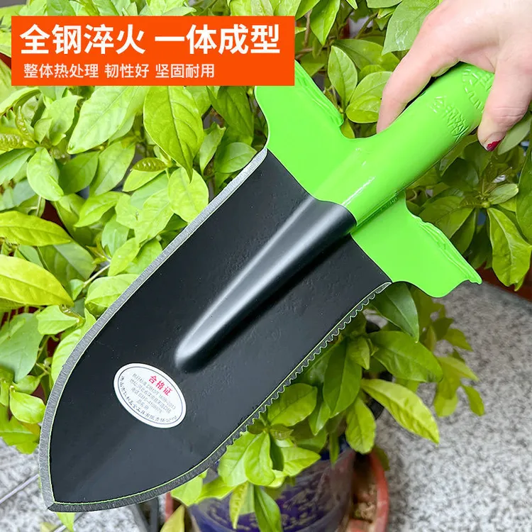 十星园艺尖铲子锰钢加厚好铁锹挖沟挖树挖坑挖洞开沟起垄挖葱挖树