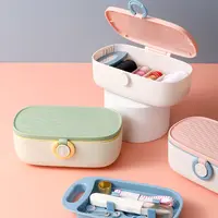 家用针线盒套装便携纽扣手工缝纫针线包学生宿舍多功能缝补工具盒