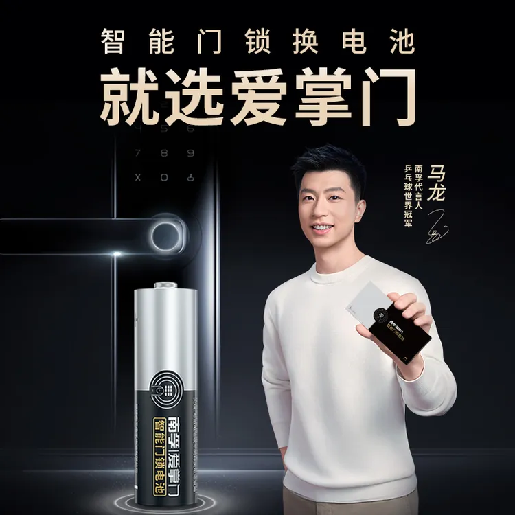 南孚电池5号爱掌门智能门锁电池指纹锁可视门铃专用电池碱性1.5V