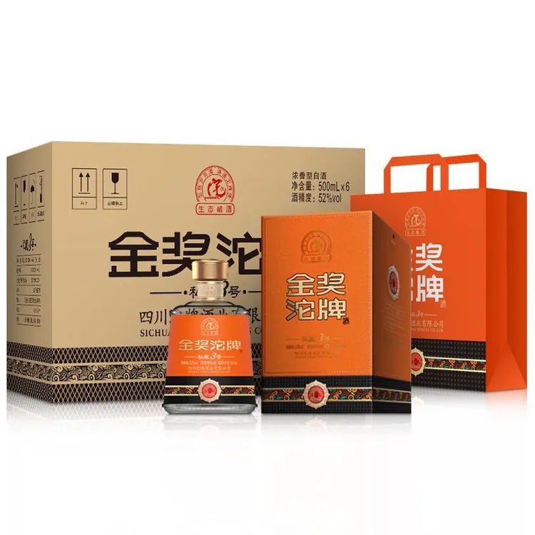 沱牌-金奖沱牌珍藏3号浓香型纯粮优级白酒送礼宴请52度500毫升6瓶