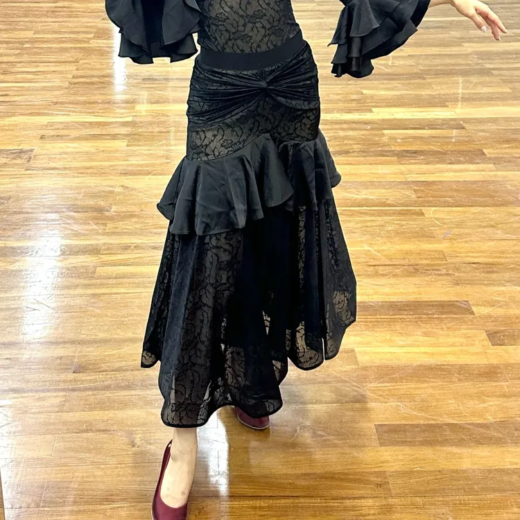 T&M Dancewear | 希腊女神半身裙｜优雅气质摩登舞半身裙