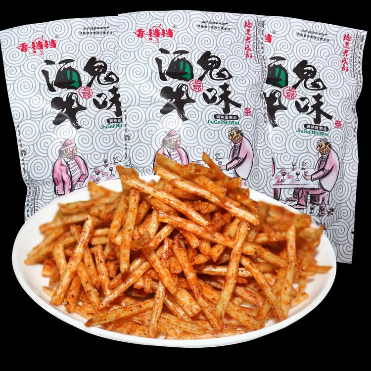 香铛铛酒鬼牛味条辣条18克每包8090后童年儿时怀旧零食大礼包