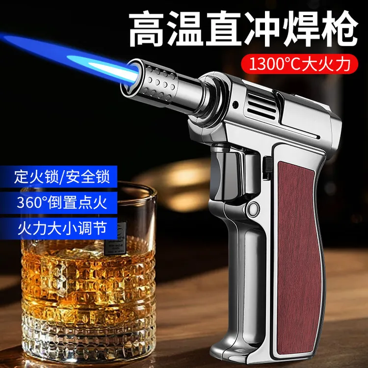 户外点火器打火机直冲喷枪防风便携烧猪毛家用手持喷火枪耐用款
