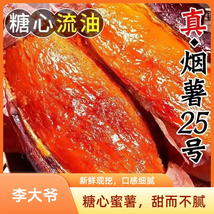 T1【山东烟薯25号】现挖溏心流油新鲜农家自种软糯沙地香甜坏果包赔