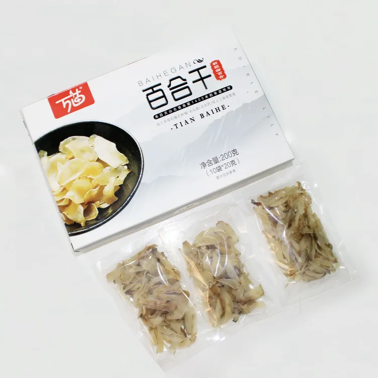 万苗新疆甜百合无硫熏原生态百合干