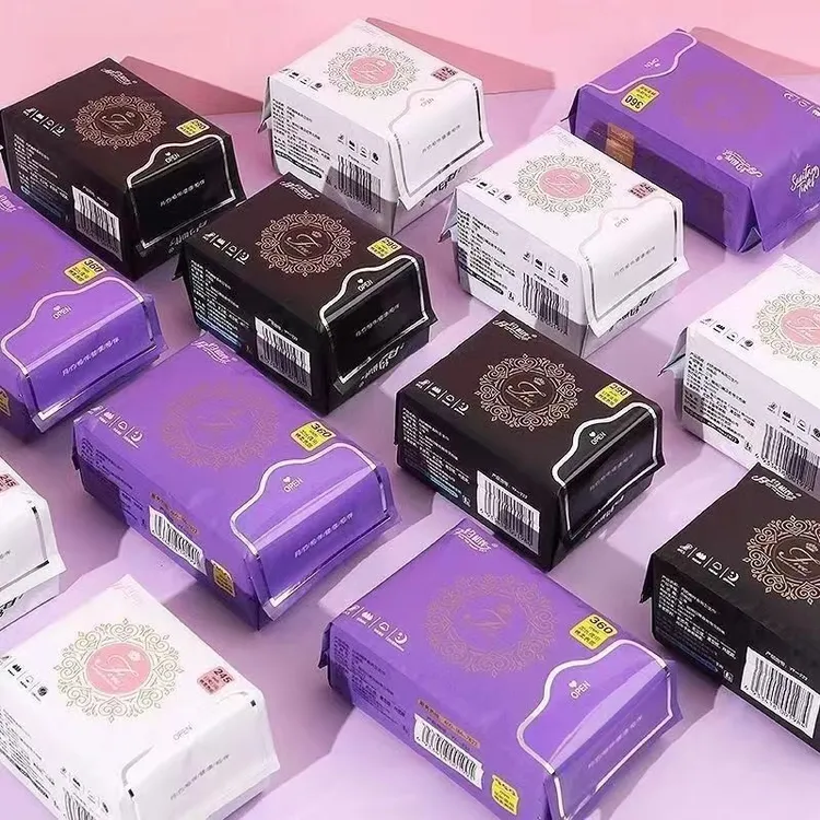 月约相伴卫生巾【5包/50片日用】夜用加长姨妈巾超薄透气棉柔防漏女