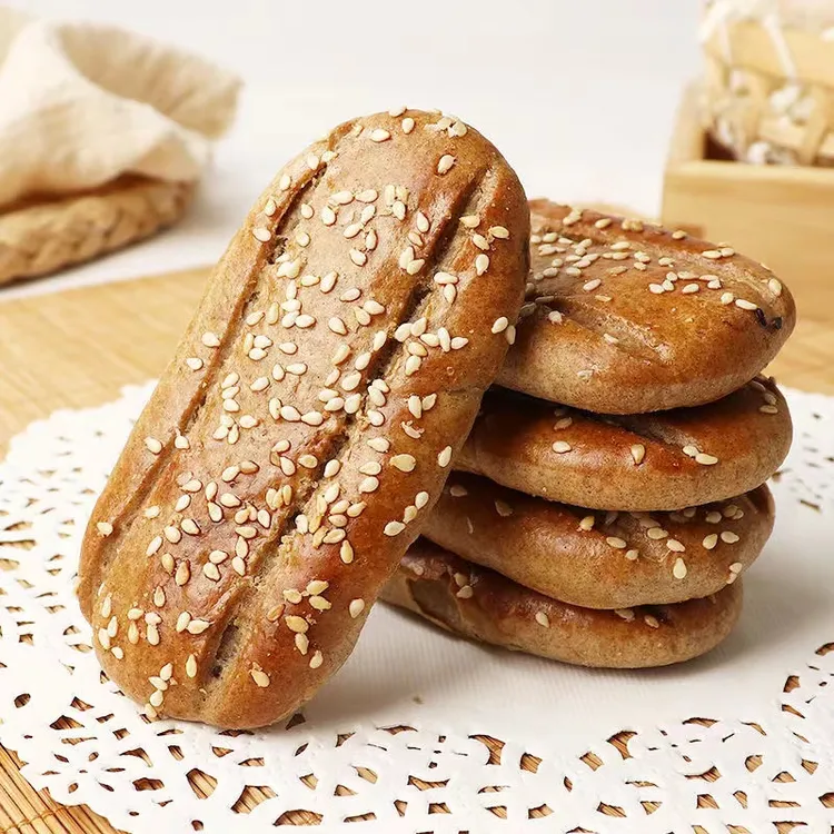 【9·9到手25包】荞麦椒盐牛舌糖尿人零食咸味饼干传统糕点心荞麦