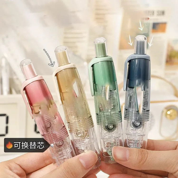 【360旋转按动】大容量修正带按动式可换替芯学生用手工小巧
