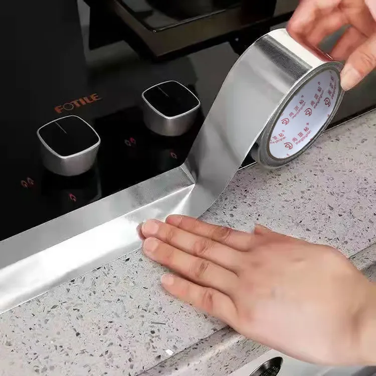 防水防油贴耐高温铝箔厨房灶台水槽缝隙美缝贴卫生间马桶防霉胶带
