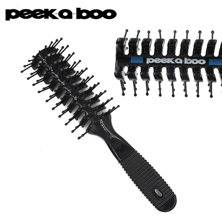 日本原装peekaboo排骨梳男士蓬松造型梳 川岛文夫专用美发九排梳
