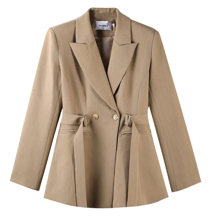 春秋休闲小西装外套女百搭职业通勤气质高级感长袖外套HBZC611283