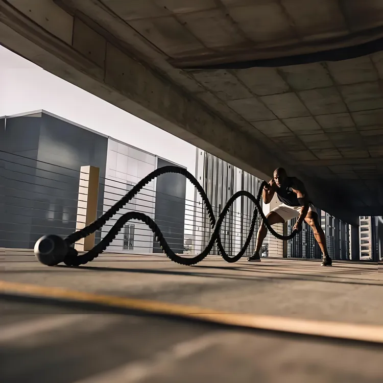 快速爆汗健身战绳体能训练绳力量绳甩大绳塑形训练格斗绳战斗绳