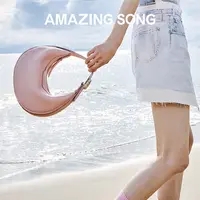 AMAZINGSONG半月包小号升级款小众软牛皮斜挎包百搭