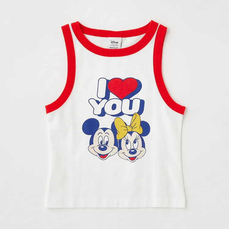 MOUSSY 夏季新品迪士尼联名甜辣印花TANK背心女010HSQ90-0280