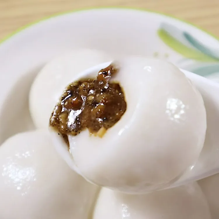 元宵汤圆红糖大汤圆黑芝麻花生芝麻大汤圆每袋6个商品图