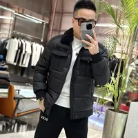  【发现者】2024欧货冬季高品质男士轻奢休闲翻领羽绒服保暖~072