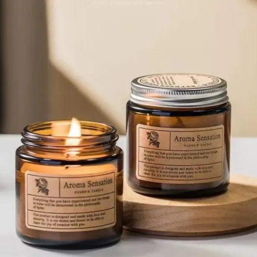 【两杯装】 ins香薰蜡烛持久香味高级卧室家用室内摆件清新格调生活